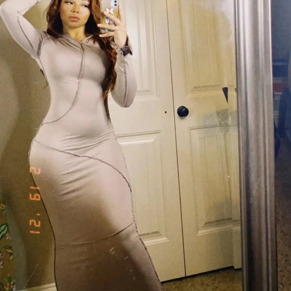 Long Sleeve Hoodie Dress